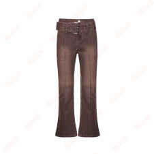 womens trouser jeans with a belt
